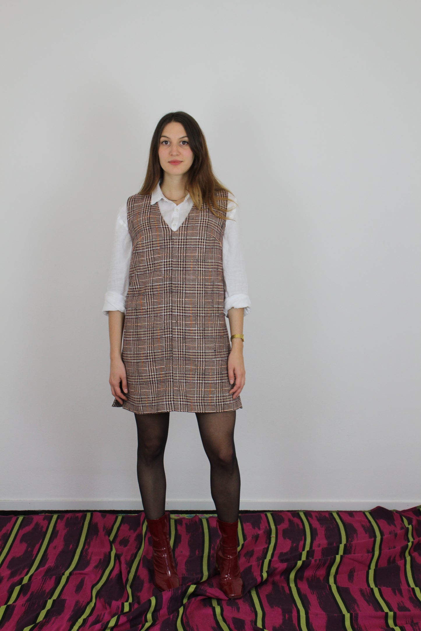 Abito smanicato 100%lana campionario AW23-24