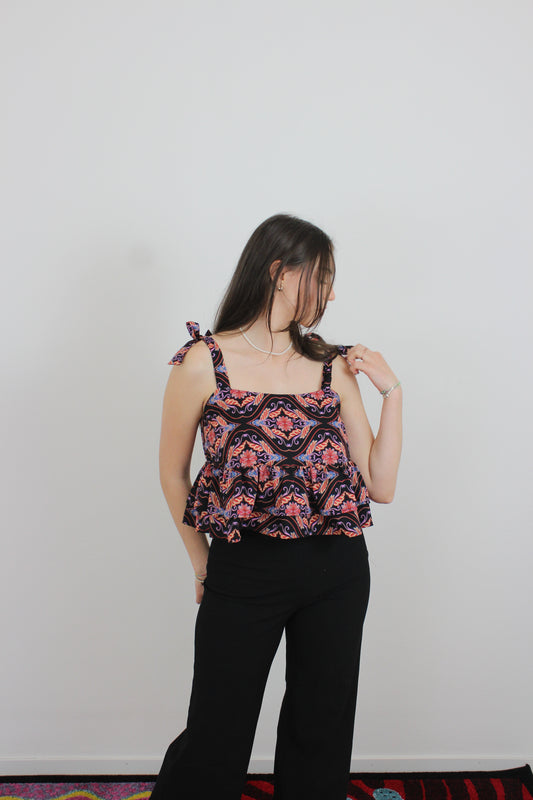 Top frufru - Paisley