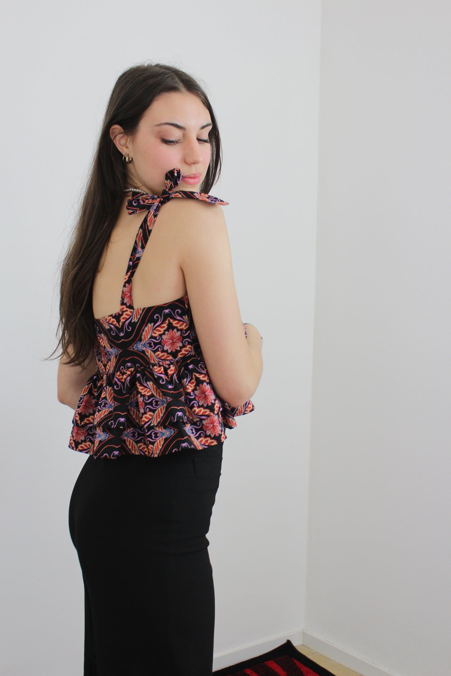 Top frufru - Paisley