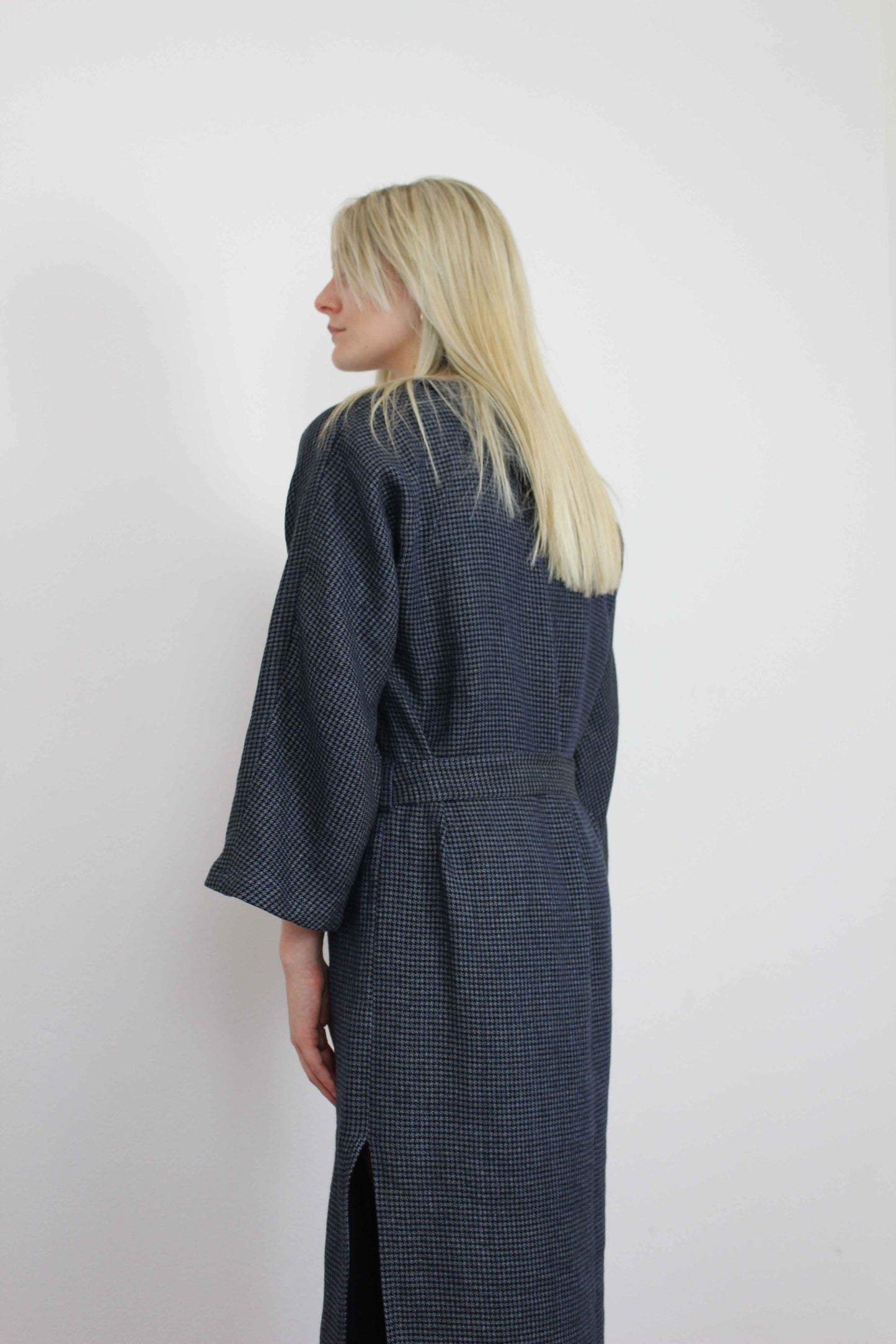 Abito midi in tweed