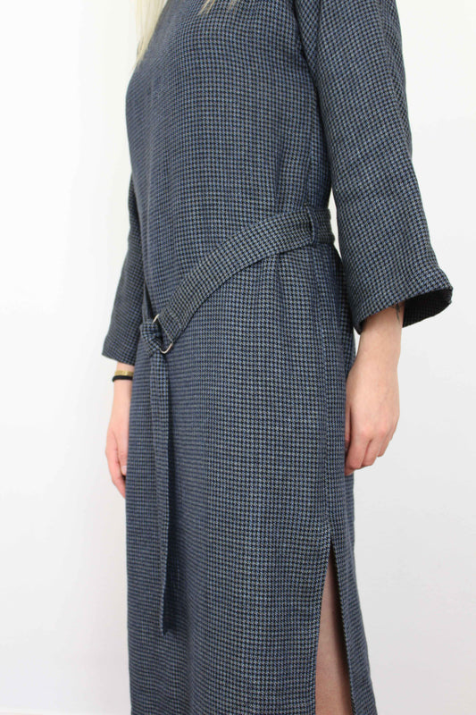 Abito midi in tweed