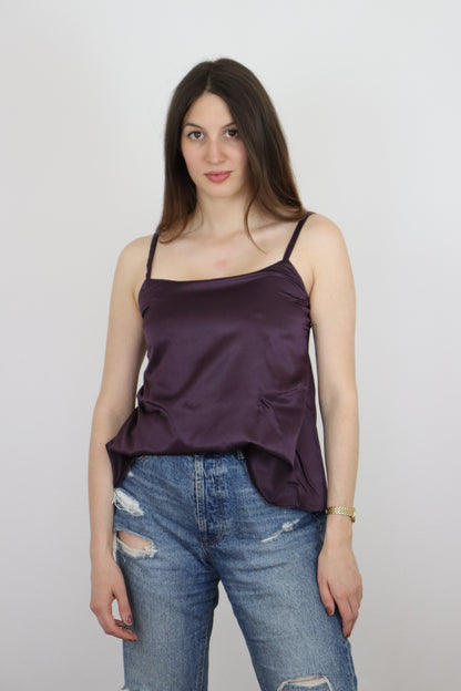 top canotta seta spallina rimanenze SS23-24