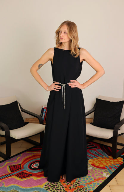 Abito lungo drappeggiato - FIDELIO