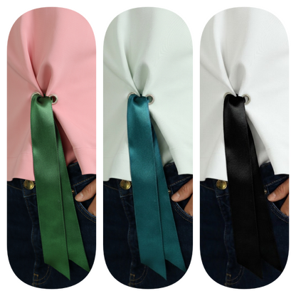 T-shirt kimono dettagli in raso - DON'T BE RIBBON