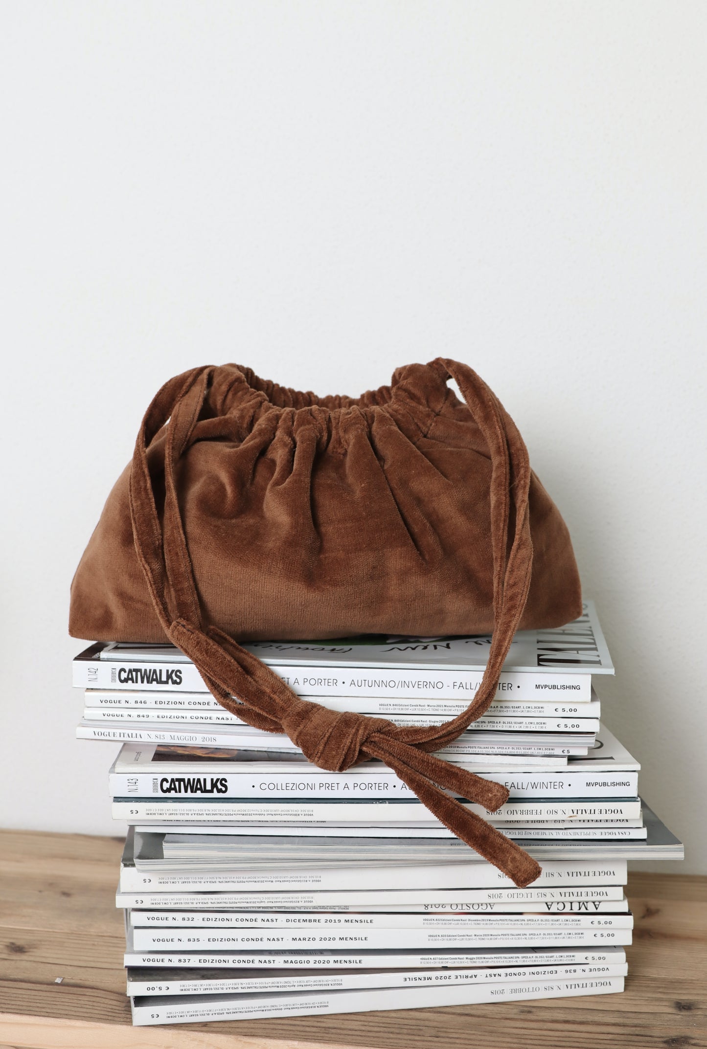 COUCOU BAG velluto cammello - PREORDINE 7gg