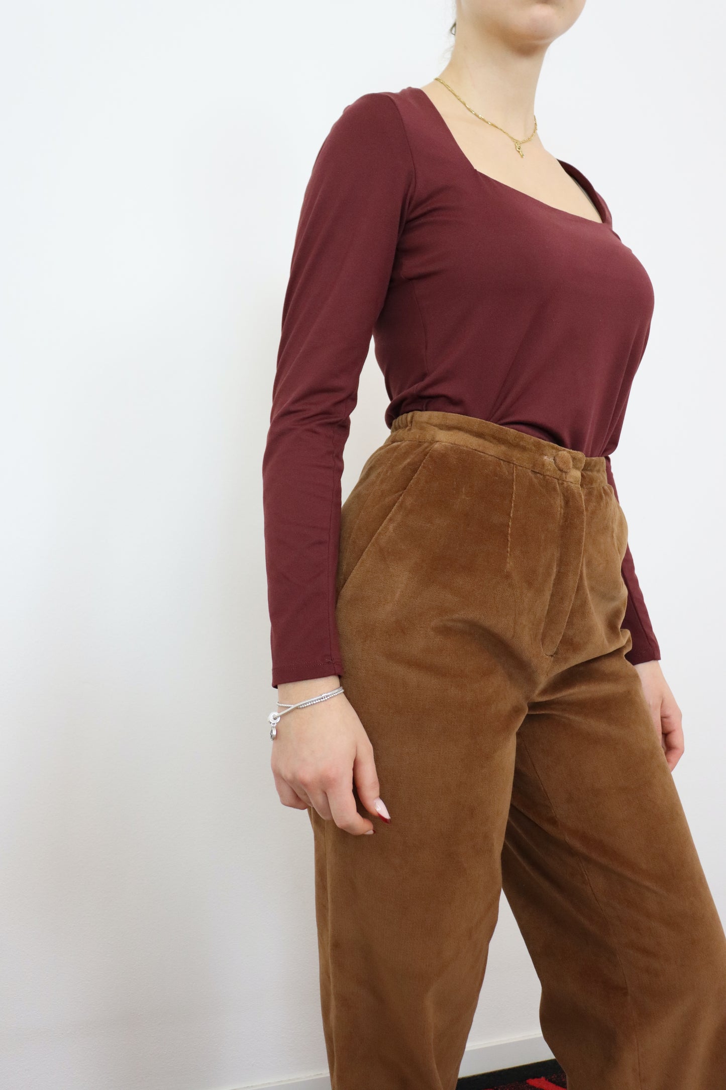 Pantalone Wide leg Ona - velluto deadstock - PREORDINE