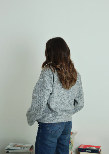 Maglione 100% lana - var grigio chiaro - PREORDINE